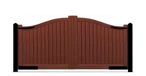 wooden electric gate in Newmarket