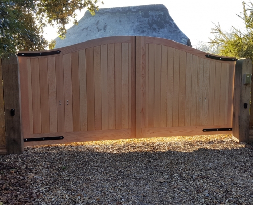 Automatic Gates - Newmarket Suffolk - Timber Electric Gates