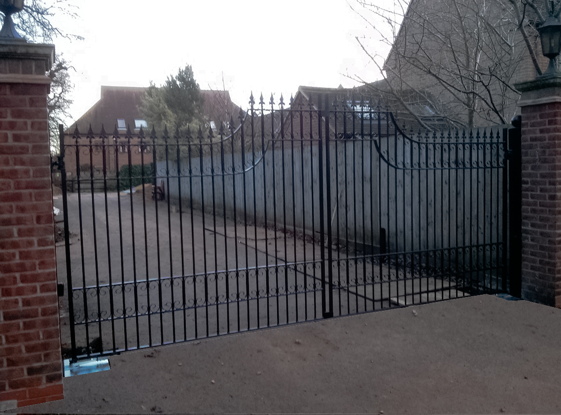 Refurbished Automatic Gates - December 2013 St Neots