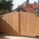 Solid Oak Automatic Gates - August 2013 Great Dunmow