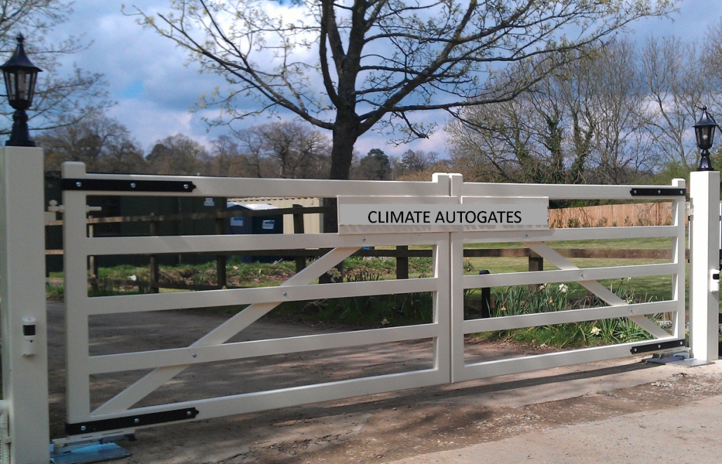 Steel Five Bar Automatic Gates April 2012 Potters Bar